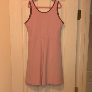 Athleta Pink Sleeveless Sundress Scoop Neck Casual